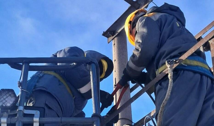Відновлення електропостачання - фото ДТЕК