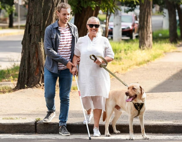 Повага починається з комунікації: як правильно спілкуватися з людьми з порушенням зору