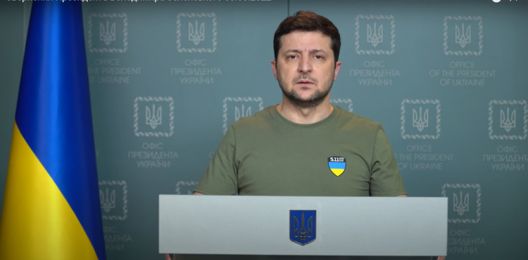 Стоп-кадр із відео Офісу Президента України