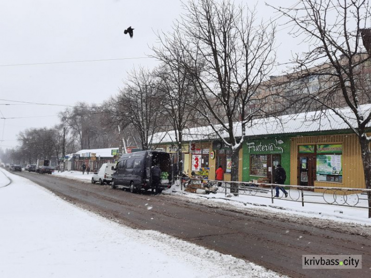 Підприємцям Кривого Рогу нагадали про необхідність розчищати сніг біля власних об’єктів