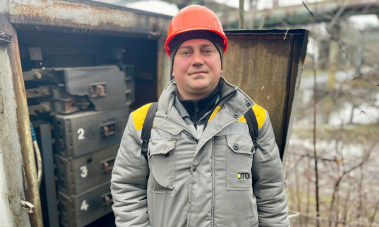 Андрій, старший електромонтер Криворізької ТЕС - фото Криворізька ТЕС