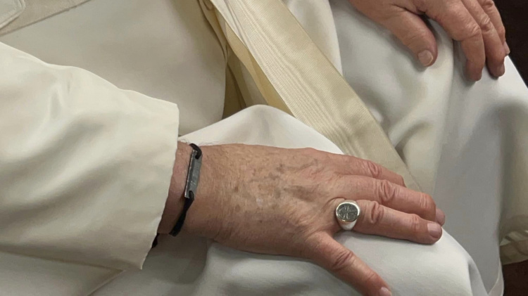 Папі Франциску подарували браслет зі сталі комбінату «Азовсталь»: деталі зустрічі у Ватикані