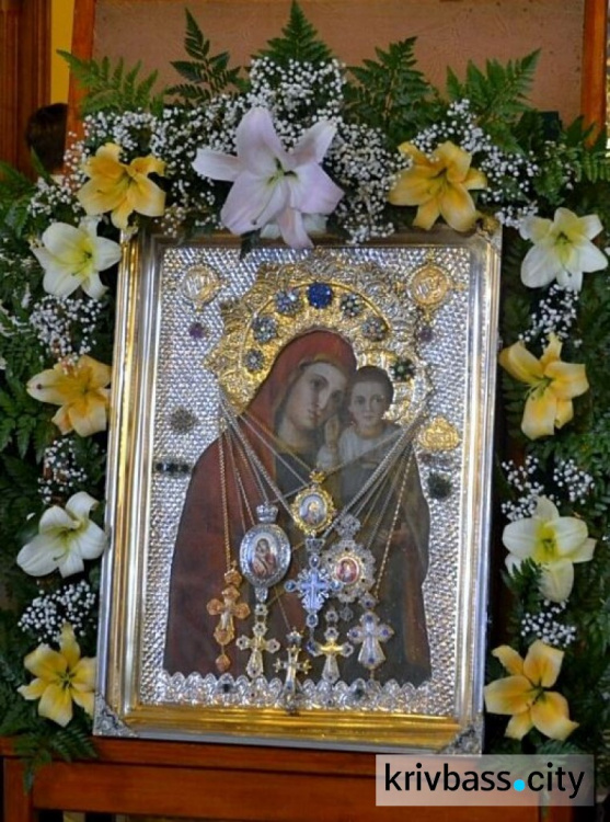 В Кривой Рог прибыла чудотворная Боянская икона Божьей Матери