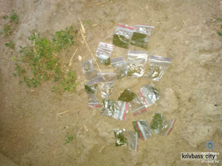 Полицейские в Кривом Роге поймали мужчину, который прятал марихуану (ФОТО)