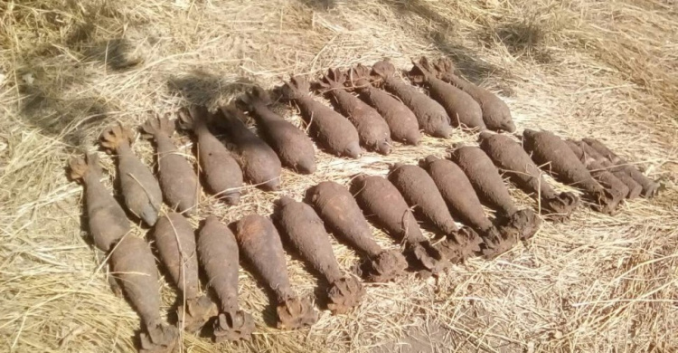 Под Кривым Рогом найдены снаряды времен Второй мировой войны