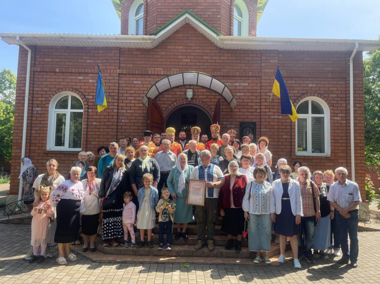 Громада села Вільне приєдналася до ПЦУ - фото Дніпровська єпархія ПЦУ