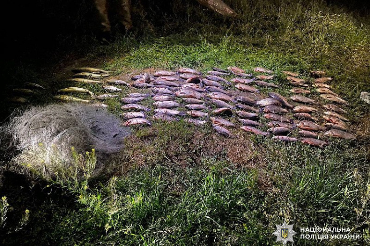 Незаконний вилов риби у Кривому Розі - фото Національна поліція